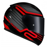 Capacete Moto Fechado Ls2 Ff353 358 Rapid Circuit C/ Selo Inmetro Masculino Feminino Lançamento - Preto Vermelho