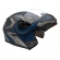 Capacete Moto Robocop Peels Urban U-Rb2 Skyline Azul Escamoteável C/ Oculos Selo Inmetro Lançamento - Azul Grafite Fosco