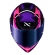 Capacete Moto Feminino Norisk Flow Pulse Roxo Rosa C/ Spoiler + Viseira Extra Lançamento