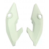 Par Carenagem Lateral Bananinha Farol Titan 150 2014 2015 Branca Modelo Original - Branca