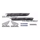 Kit Adesivos Faixa Bros 160 Esdd Preta 2016 Jogo Adesivo