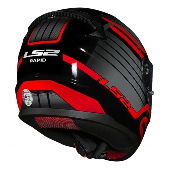 Capacete Moto Fechado Ls2 Ff353 358 Rapid Circuit C/ Selo Inmetro Masculino Feminino Lançamento