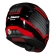 Capacete Moto Fechado Ls2 Ff353 358 Rapid Circuit C/ Selo Inmetro Masculino Feminino Lançamento - Preto Vermelho