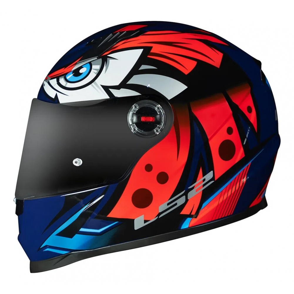 Capacete Moto Fechado Ls2 Ff358 Ff 358Tribal Esportivo Lançamento C/ Selo Inmetro - Laranja