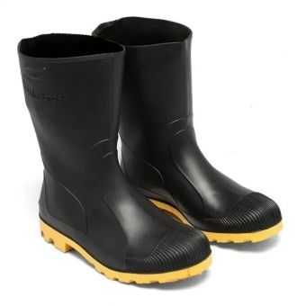 Bota Impermeável Galocha Chuva Para Motoboy Motoqueiro Entregador Botina Borracha Sete Léguas