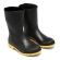 Bota Impermeável Galocha Chuva Para Motoboy Motoqueiro Entregador Botina Borracha Sete Léguas - Preto