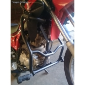 Protetor Motor Carenagem Moto Nxr Bros 160 Mata Cachorro C/ Pedaleira