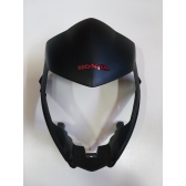 Capa Frontal Farol Cb 300R Cb 300 Carcaça Original Honda Adesivo Vermelho 61300KVK740ZB - Preto