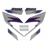 Kit Adesivos Faixa Moto Yamaha Rd 135 Azul 1997 Jogo Adesivo Modelo Original Jotaesse