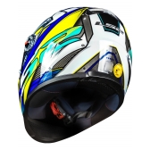 Capacete Moto Fechado Ls2 Ff358 Classic Xdron Brasil Amarelo Azul Branco Esportivo C/ Selo Inmetro