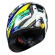 Capacete Moto Fechado Ls2 Ff358 Classic Xdron Brasil Amarelo Azul Branco Esportivo C/ Selo Inmetro