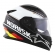 Capacete Moto Esportivo Fechado Norisk Ff302 Soul Grand Prix Germany Alemanha C/ Óculos Interno C/ Selo Inmetro