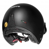Capacete Aberto Custom Bieffe B45 B-45 Classic Harley Old School Vintage Cafe Racer C/ Selo Inmetro - Preto Fosco