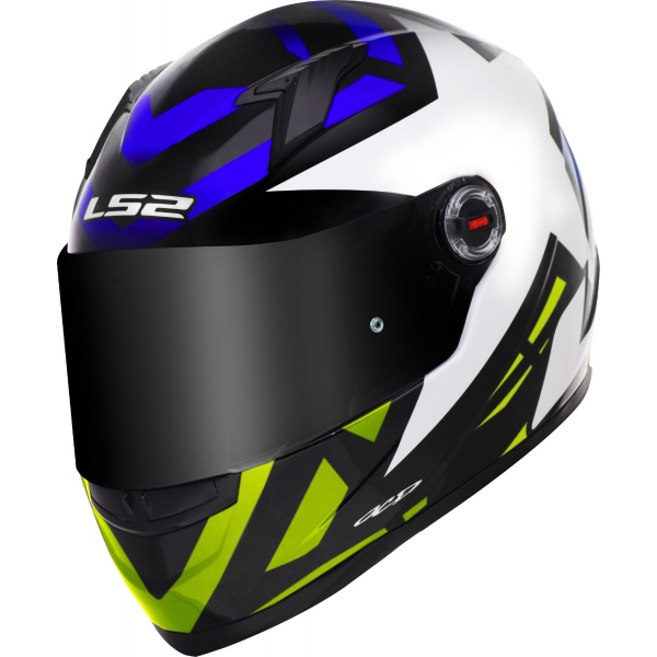 Capacete Moto Fechado Ls2 Ff358 Classic FF358 Starwar Esportivo C/ Selo Inmetro - Preto Amarelo