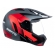 Capacete Moto Bieffe 3 Sport React Esportivo Cross Trilha Cinza Dark Vermelho C/ Selo Inmetro Lançamento
