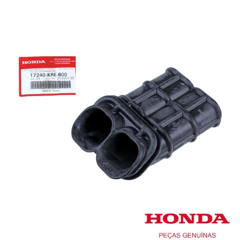 Borracha Duto Condutor Tampa Filtro Ar Moto Nxr Bros 125 150 Bros 160 Xre 190 Original Honda