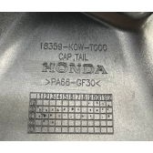 Protetor Ponta Bocal Escape Escapamento Moto Adv 150 2021 2022 2023 2024 Original Honda