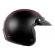 Capacete Aberto Custom Bieffe B45 Harley Old School Vintage Cafe Racer Preto Couro Vermelho
