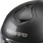Capacete Moto Fechado Bieffe b12 b 12 Solid Classic Esportivo C/ Selo Inmetro Lançamento - Preto Fosco