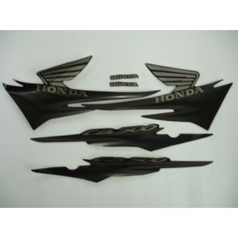 Kit Adesivos Faixa Cb 500 Preta 2002 ( Jogo Adesivo )