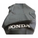 Capa Banco Moto Cg 125 1983 1984 1985 Modelo Original Preta C/ Escrita Honda - Preto