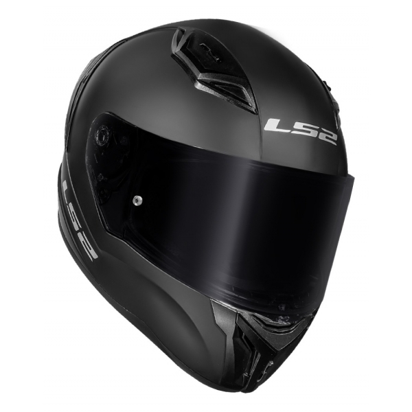 Capacete Moto LS2 FF810 Vigo Monocolor Preto Fosco Verde Militar Branco C/ Spoiler Masculino Feminino Lançamento - Preto Fosco