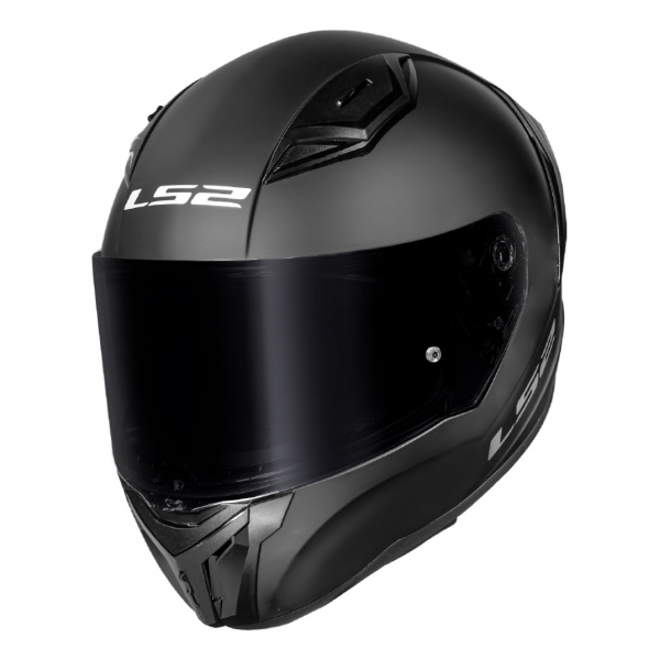 Capacete Moto LS2 FF810 Vigo Monocolor Preto Fosco Verde Militar Branco C/ Spoiler Masculino Feminino Lançamento - Preto Fosco