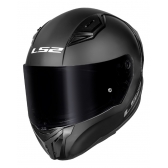 Capacete Moto LS2 FF810 Vigo Monocolor Preto Fosco Verde Militar Branco C/ Spoiler Masculino Feminino Lançamento - Preto Fosco