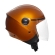 Capacete Moto Aberto Joy 23 By Taurus Custom Laranja Revestido Couro C/ Selo Inmetro
