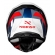 Capacete Moto Esportivo Fechado Norisk Strada 2 St Branco Azul Vermelho C/ Óculos Interno Lançamento
