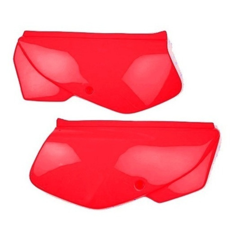Carenagem Tampa Lateral Xr200 Xr 200 Vermelha 2001 2002 Modelo Original - Par
