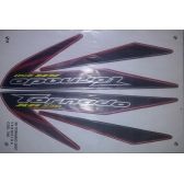 Kit Adesivos Faixa Xr 250 Tornado 2007 Vermelha Jogo Adesivo