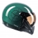 Capacete Moto Peels Mirage F 21 F-21 North Navy Custom Aviador C/ 2 Viseiras Queixeira Removível - Preto Verde