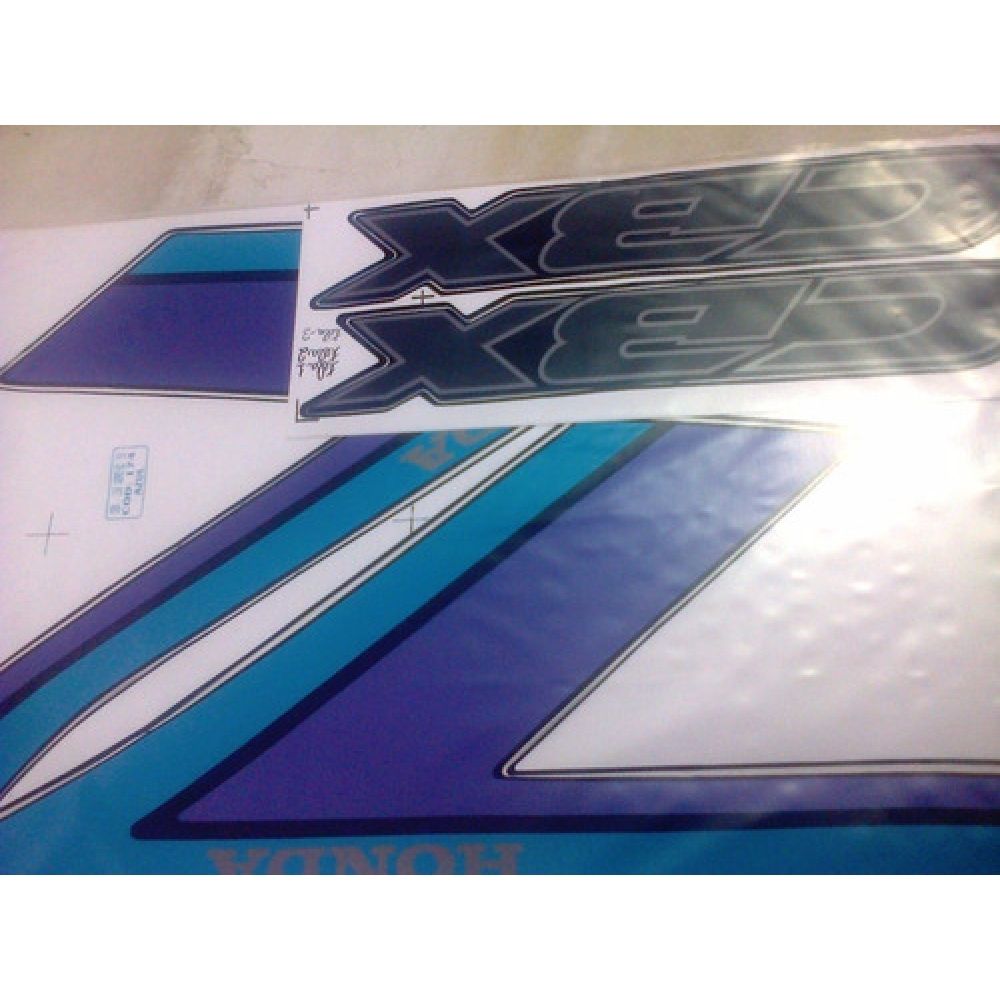 Kit Adesivos Faixa Cbx 150 Aero Azul 1992 1993 Jogo Adesivo