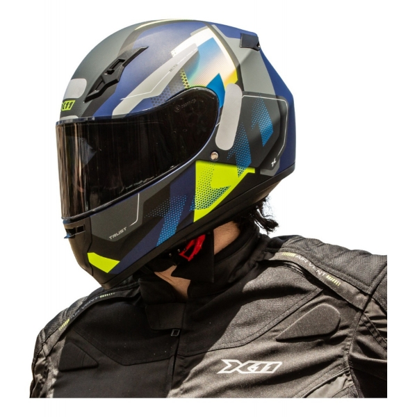 Viseira Escura Fumê Capacete X11 Trust Pro Transit Pro Ballads Fume Anti Risco Original