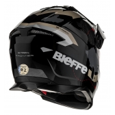 Capacete Moto Bieffe B-Trail Big Trail Frontier Estrada Desert Areia Preto C/ Óculos Sol Lançamento