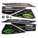Kit Adesivos Faixas Moto XTZ 150 Crosser 2015 2016 Cinza Verde Jogo Adesivo Modelo Original