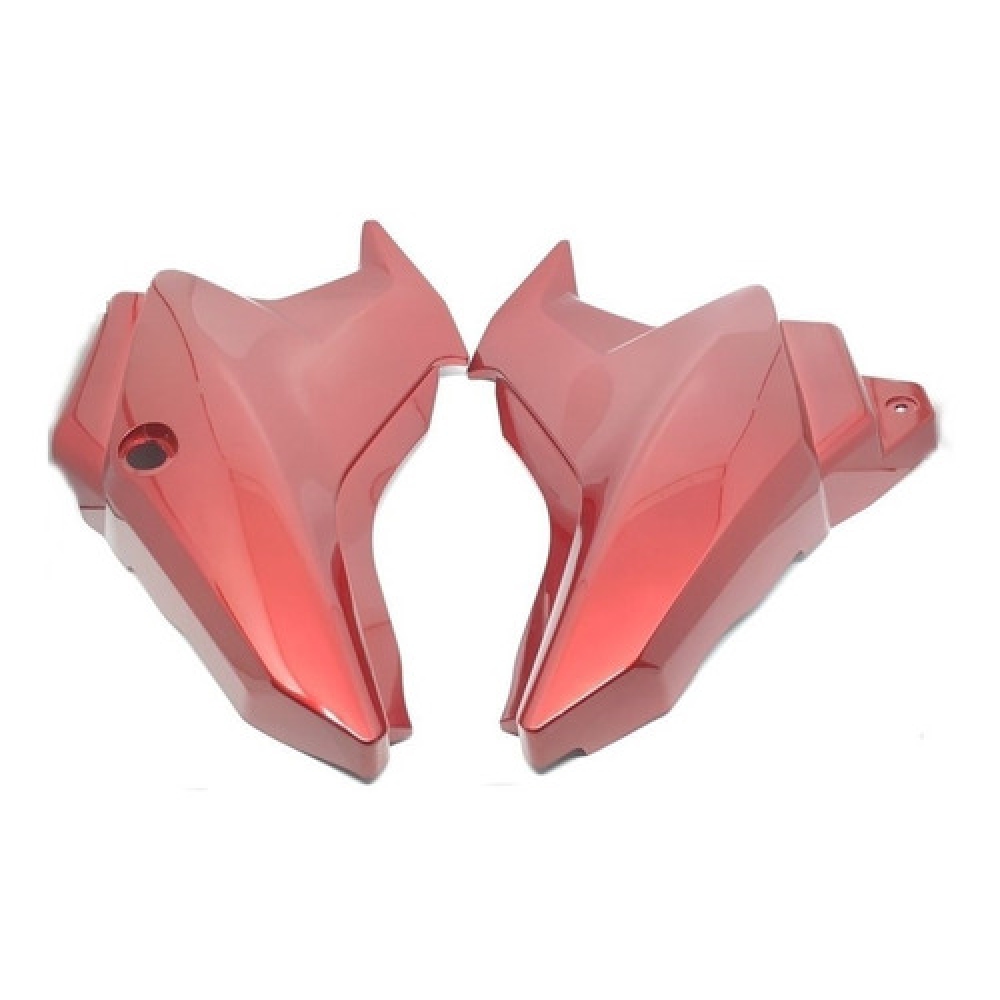 Carenagem Tampa Lateral Moto Ybr 125 Factor 2009 2010 2011 2012 Vermelha Modelo Original