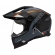Capacete Moto Big Trail Bieffe B-Trail Delux Cross Cinza Dark Preto C/ Óculos Sol Lançamento
