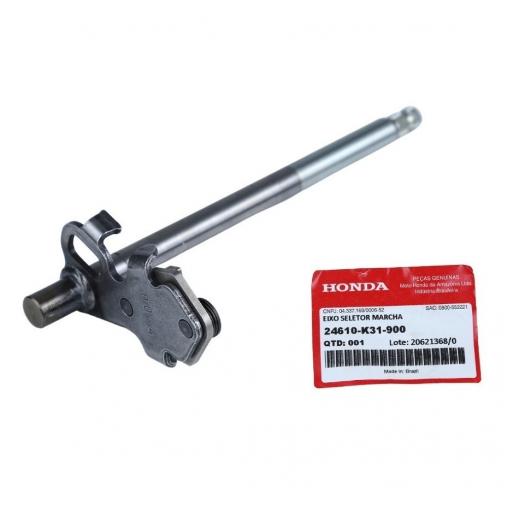 Eixo Seletor Pedal Marcha Cambio Moto Cb 250 f Twister 16/22 Crf 250f 2019/Ed Original Honda