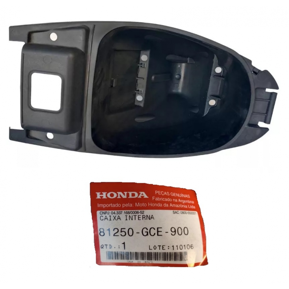 Bau Porta Capacete Biz 100 1998 1999 2000 2001 2002 2003 2004 2005 Caixa Interna Original