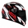 Capacete Moto Fechado Ls2 Ff358 Classic Draze Branco Preto Vermelho C/ Selo Inmetro Lançamento