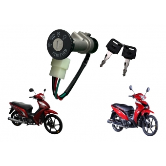 Chave Contato Miolo Ignição Moto Shineray Jet 50cc Mod Original