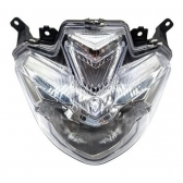 Farol Bloco Ótico Moto Fazer 250 2018 2019 2020 2021 2022 Optico Model Original C/ Lâmpada Led
