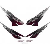 Kit Adesivos Faixa Cbx 200 Strada 2002 Vermelha Jogo Adesivo