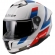 Capacete Moto Fechado Ls2 Ff808 Stream 2 Vintage Bmw Branco Azul Vermelho C/ Óculos