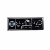 Adesivo Precaução Pneu Capa Corrente XR 300L Tornado 2024 2025 Original Honda 87505K3WA00