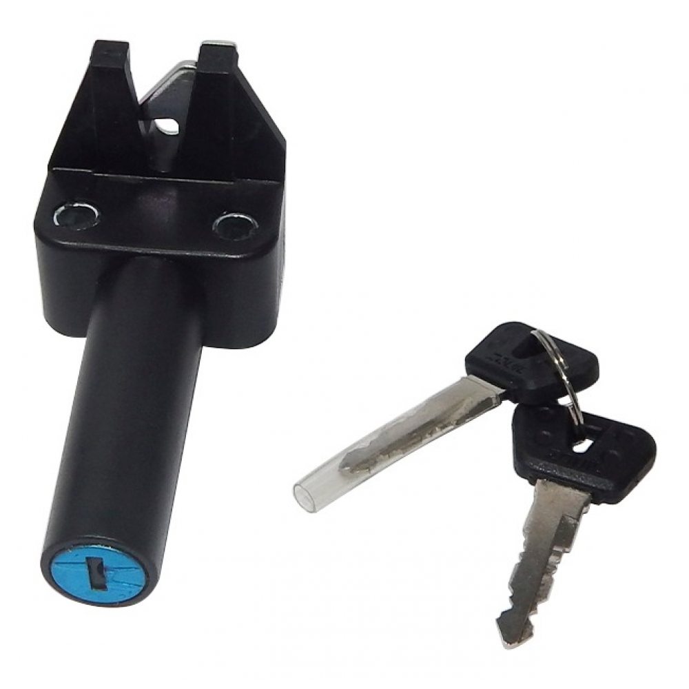 Trava Fechadura Tranca Banco Moto Crypton 115 2010 2011 2012 2013 2014 2015 2016 C/ Chave Mod Original Zouil