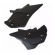 Par Carenagem Lateral Inferior Nxr Bros 125 150 2003 2004 2005 2006 2007 2008 Sub Tampa Modelo Original