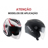 Viseira Do Capacete Aberto Helt 988 New City Cristal Incolor Original - Cristal